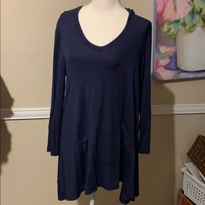 NWOT SOFT SURROUNDINGS NAVI HOODED LOUNGE DRESS